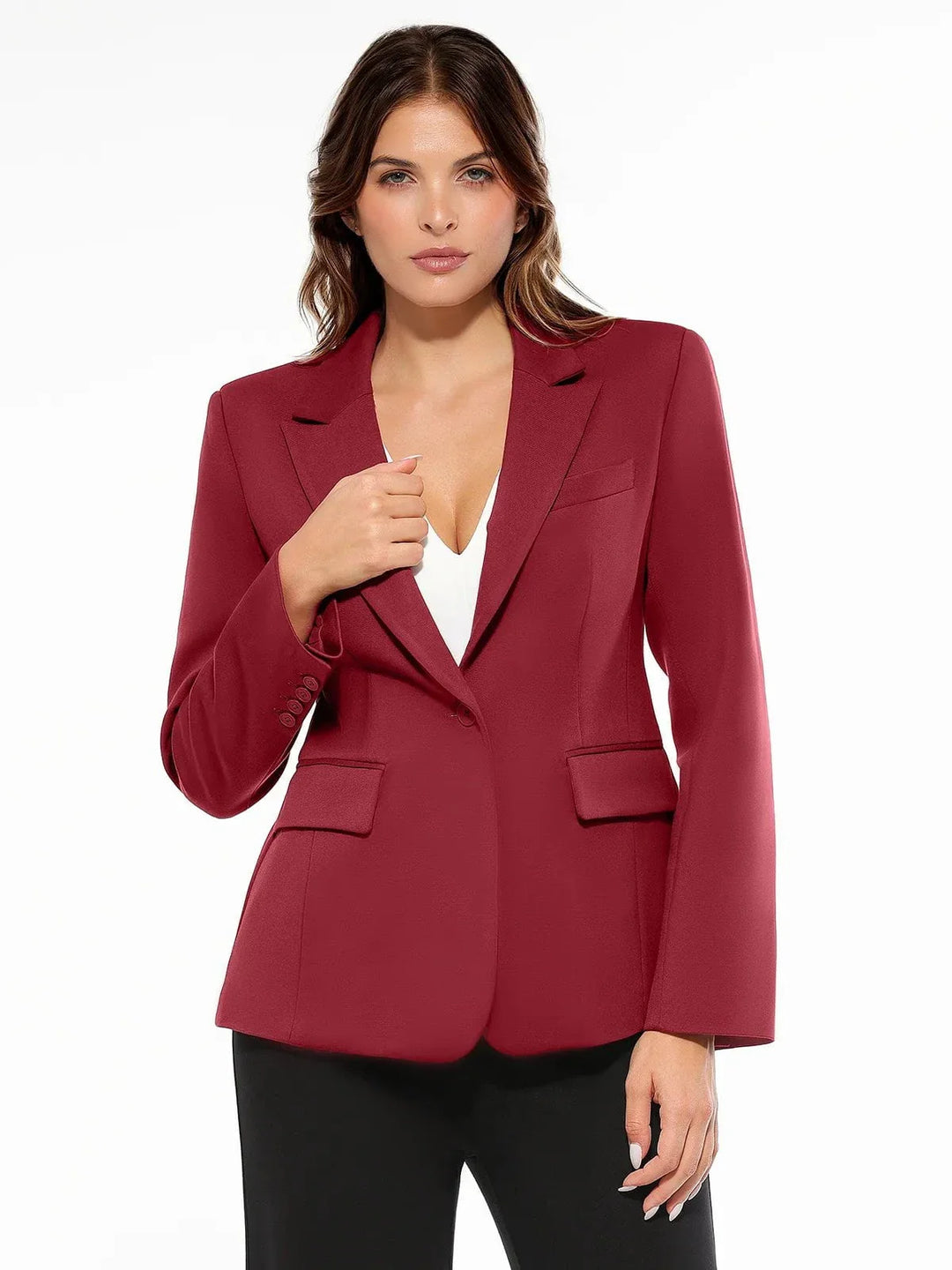 Shape-Sculpting Fitted Blazer - Modefluss