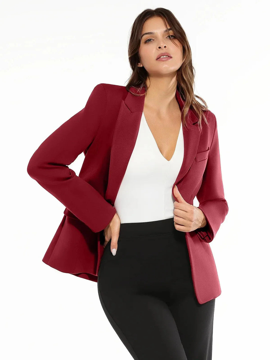 Shape-Sculpting Fitted Blazer - Modefluss