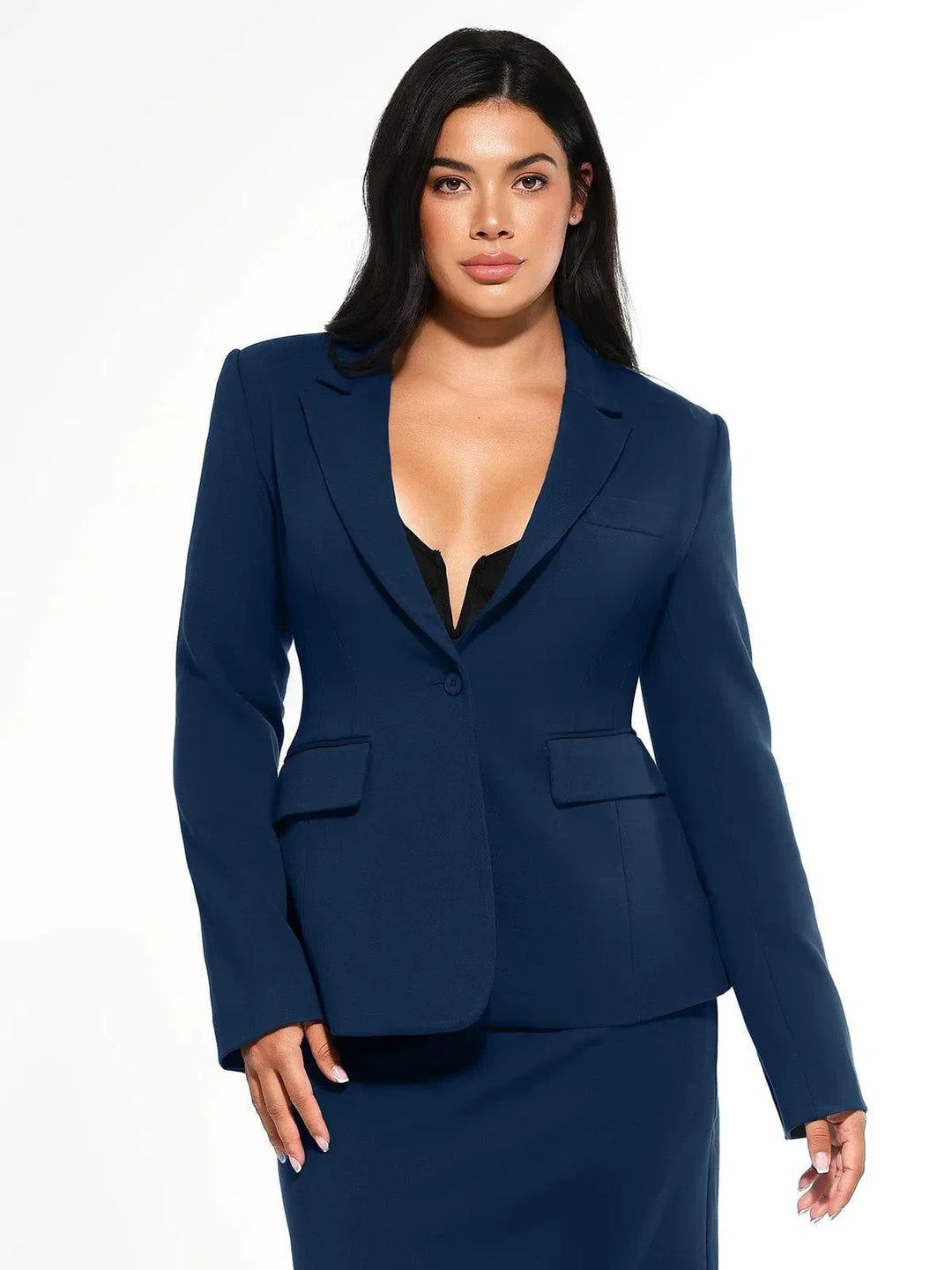 Shape-Sculpting Fitted Blazer - Modefluss