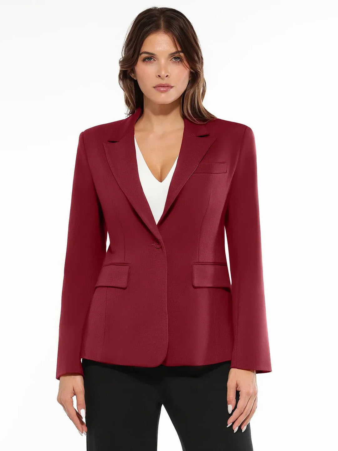 Shape-Sculpting Fitted Blazer - Modefluss