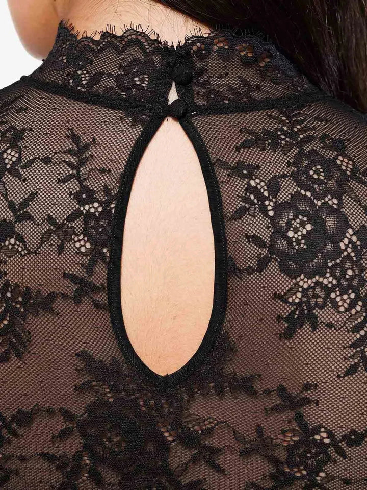 Shapewear 2-in-1 Lace Overlay Sculpting Dress - Modefluss