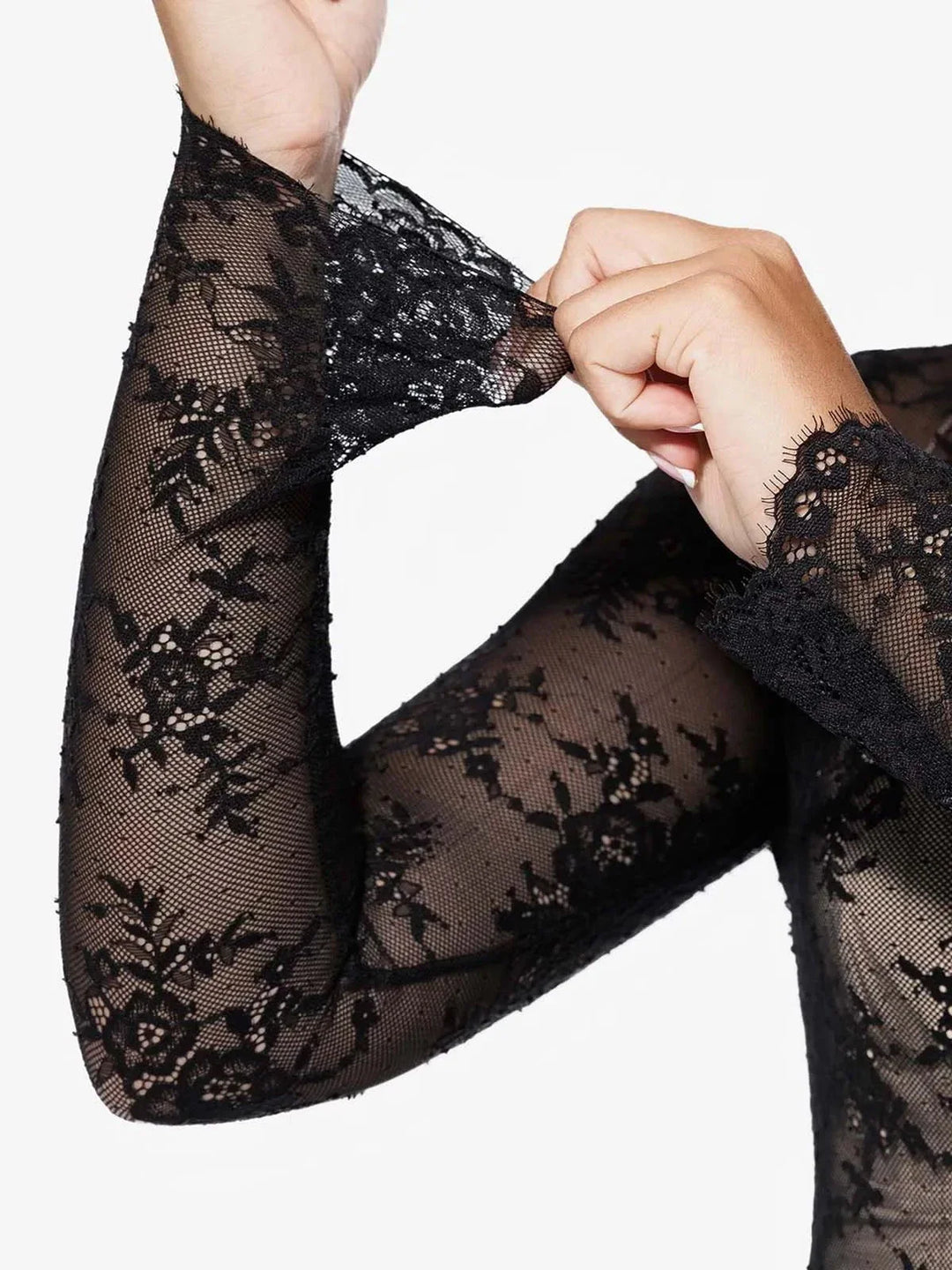 Shapewear 2-in-1 Lace Overlay Sculpting Dress - Modefluss