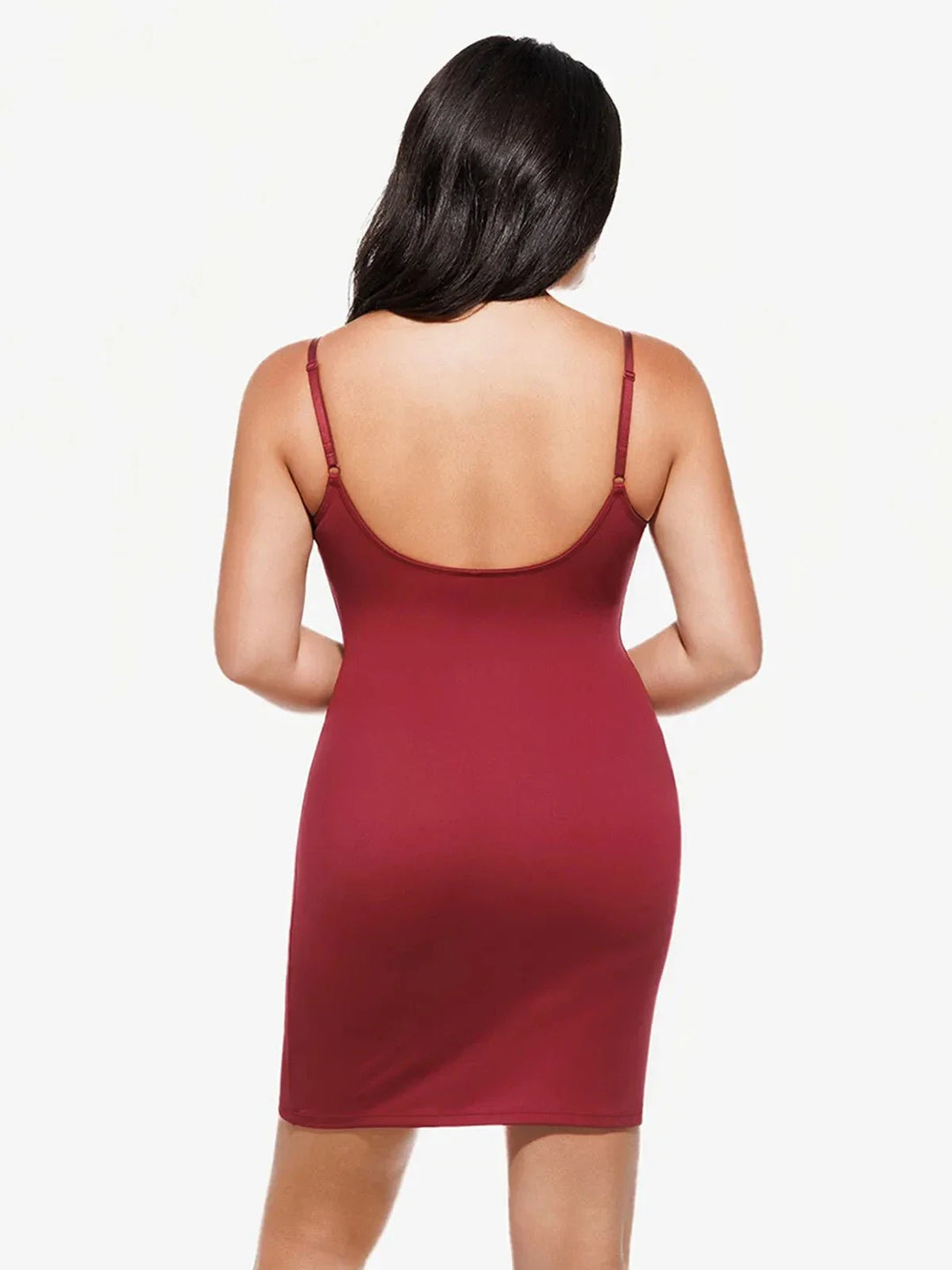Shapewear 2-in-1 Lace Overlay Sculpting Dress - Modefluss