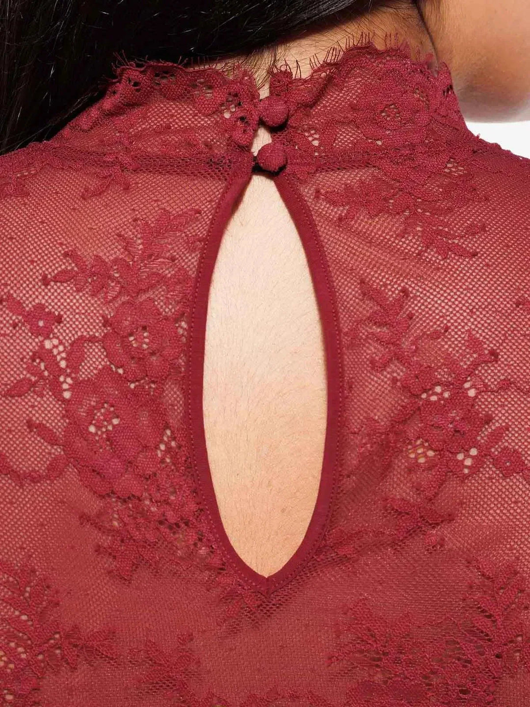 Shapewear 2-in-1 Lace Overlay Sculpting Dress - Modefluss