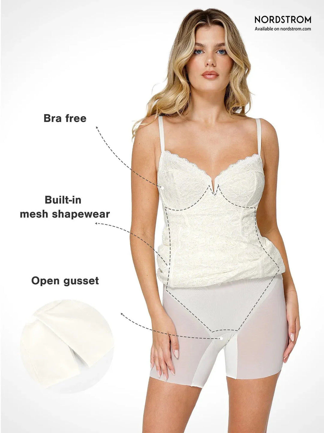 Shapewear All-Lace Hourglass Corset Side Slit Midi Dress - Modefluss