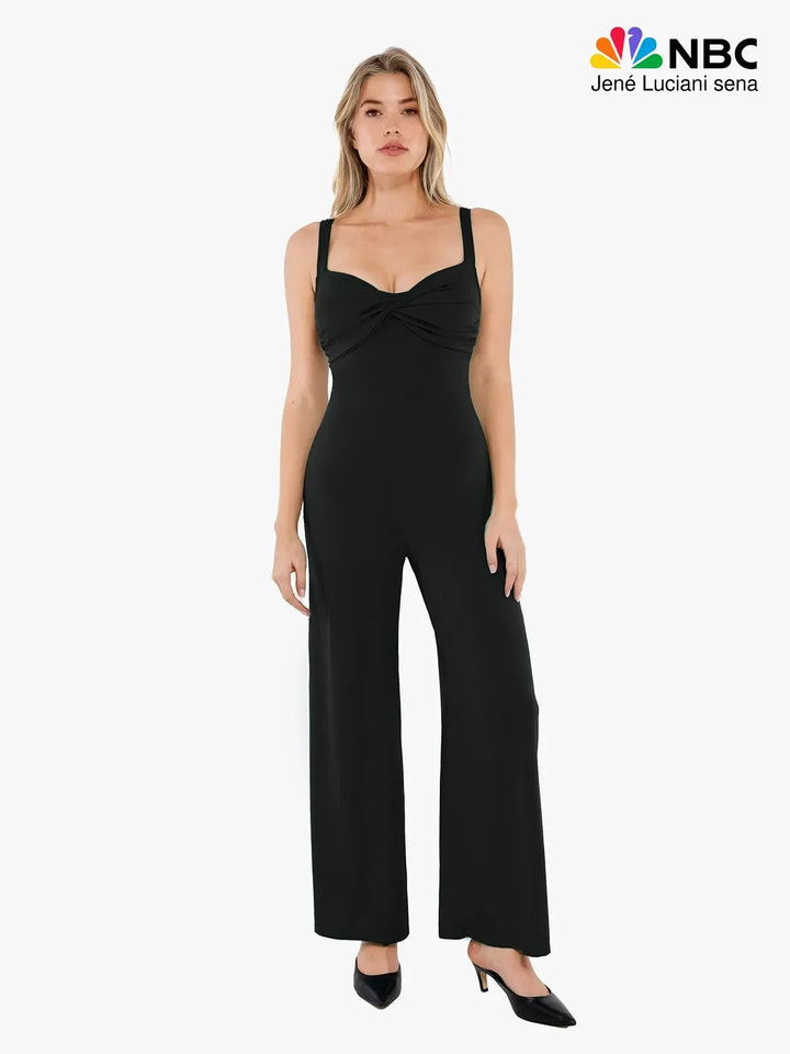 Shapewear Bias Twist Smooth Sculpting Jumpsuit - Modefluss