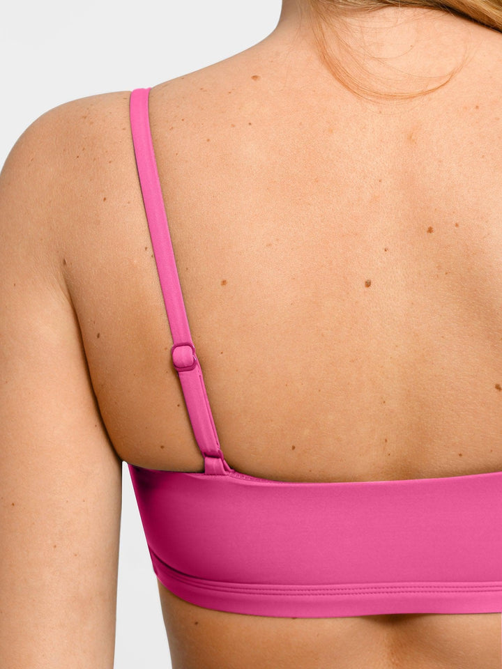 Shapewear Bust-Enhancing Draped Bikini Top - Modefluss