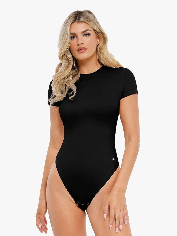 Shapewear Cloudsense Short Sleeve Crew-Neck Bodysuit - Modefluss