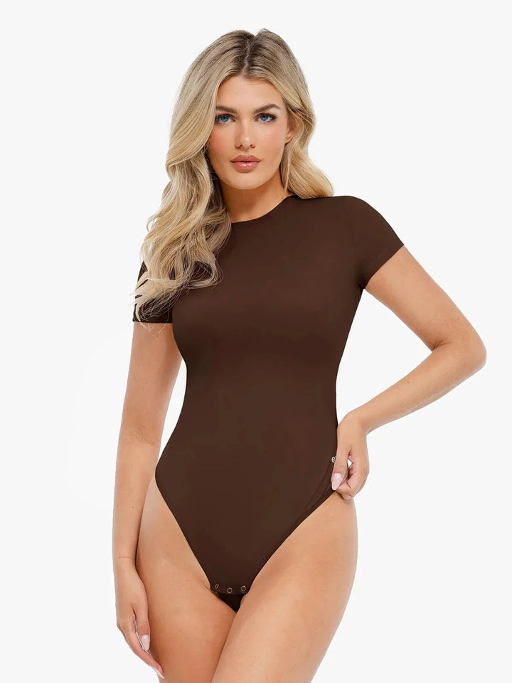 Shapewear Cloudsense Short Sleeve Crew-Neck Bodysuit - Modefluss