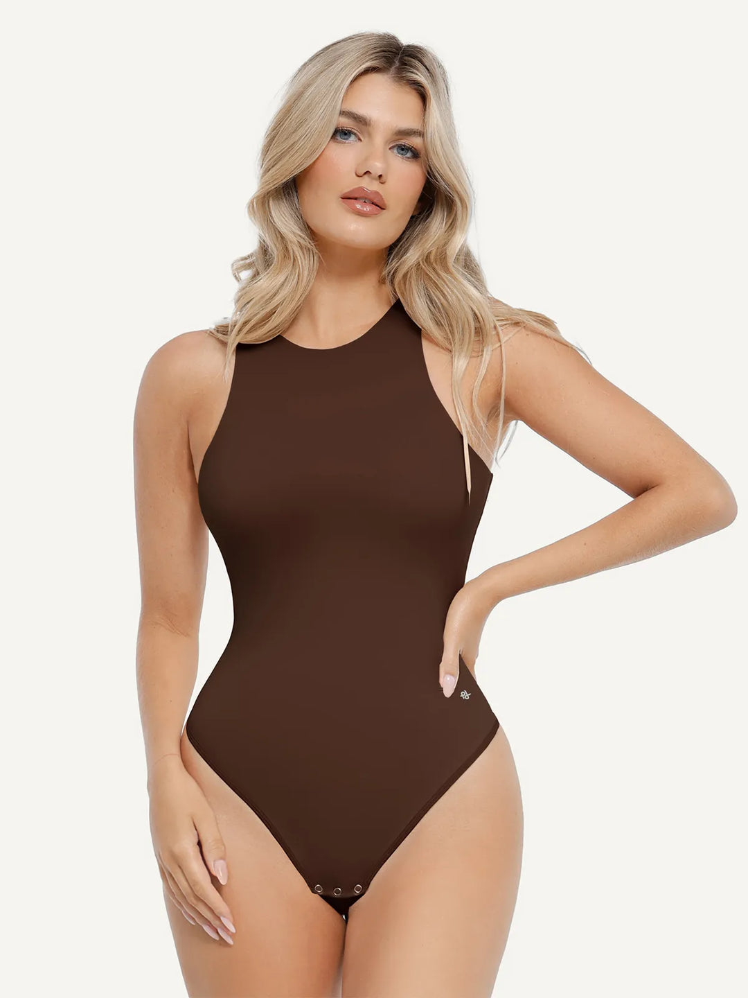 Shapewear Cloudsense Sleeveless Cutaway Round Neck Bodysuit - Modefluss