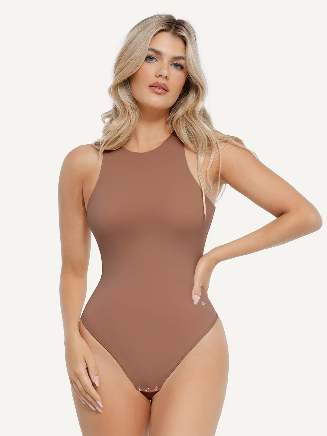 Shapewear Cloudsense Sleeveless Cutaway Round Neck Bodysuit - Modefluss