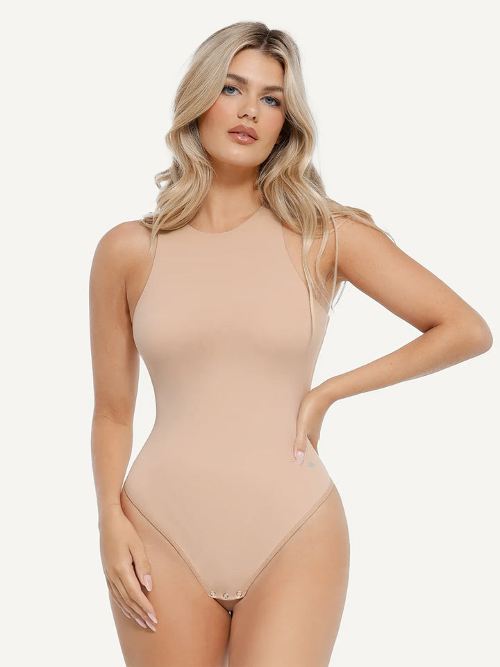 Shapewear Cloudsense Sleeveless Cutaway Round Neck Bodysuit - Modefluss