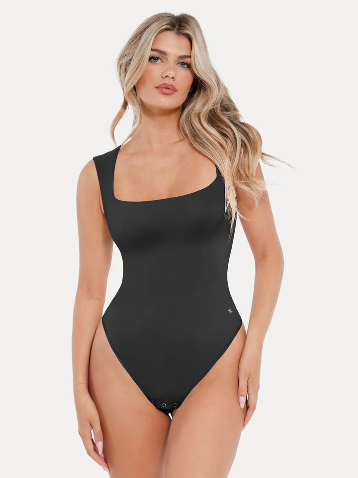 Shapewear Cloudsense Sleeveless Square Neck Bodysuit - Modefluss