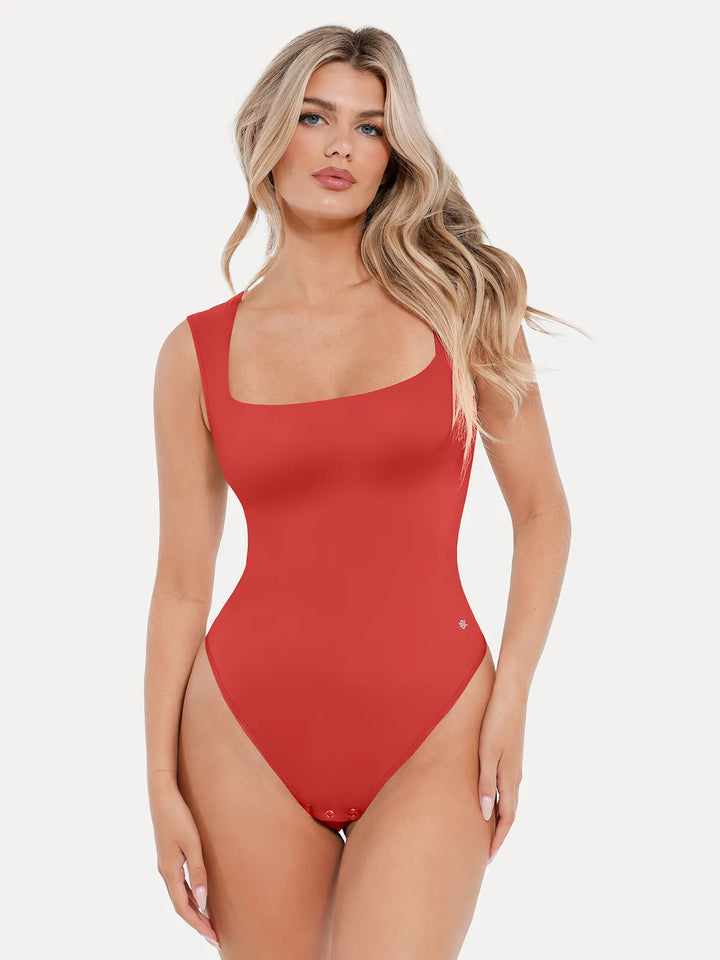 Shapewear Cloudsense Sleeveless Square Neck Bodysuit - Modefluss