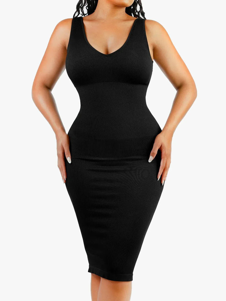 Shapewear Seamless Sleeveless Slimming Dress Set - Modefluss