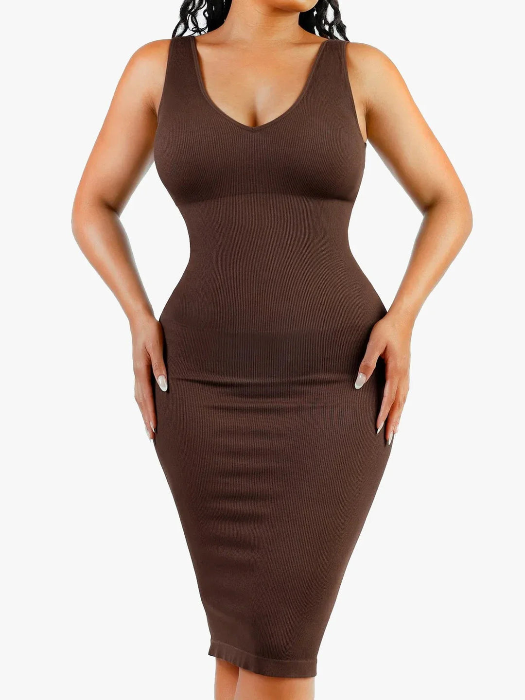 Shapewear Seamless Sleeveless Slimming Dress Set - Modefluss