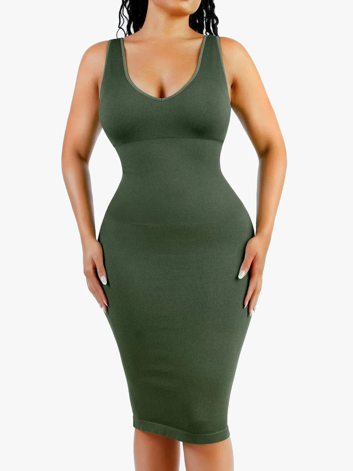 Shapewear Seamless Sleeveless Slimming Dress Set - Modefluss