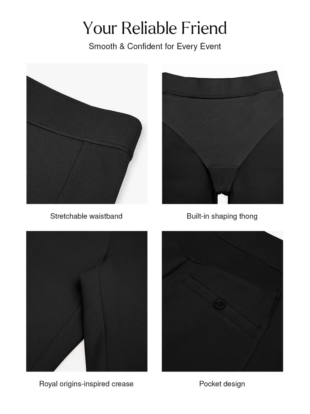 Shapewear Freedom Tummy Control Flare-Leg Ponte Pants - Modefluss