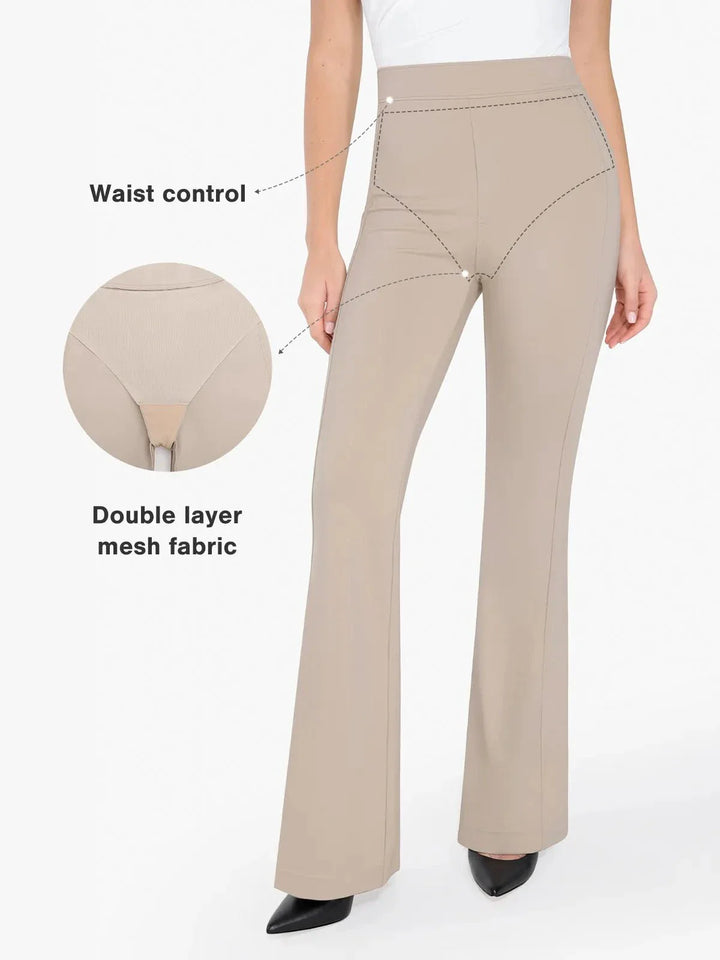 Shapewear Freedom Tummy Control Flare-Leg Ponte Pants - Modefluss