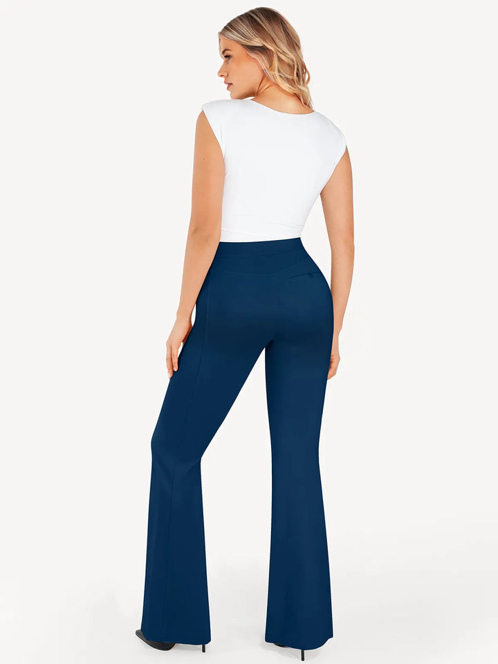 Shapewear Freedom Tummy Control Flare-Leg Ponte Pants - Modefluss