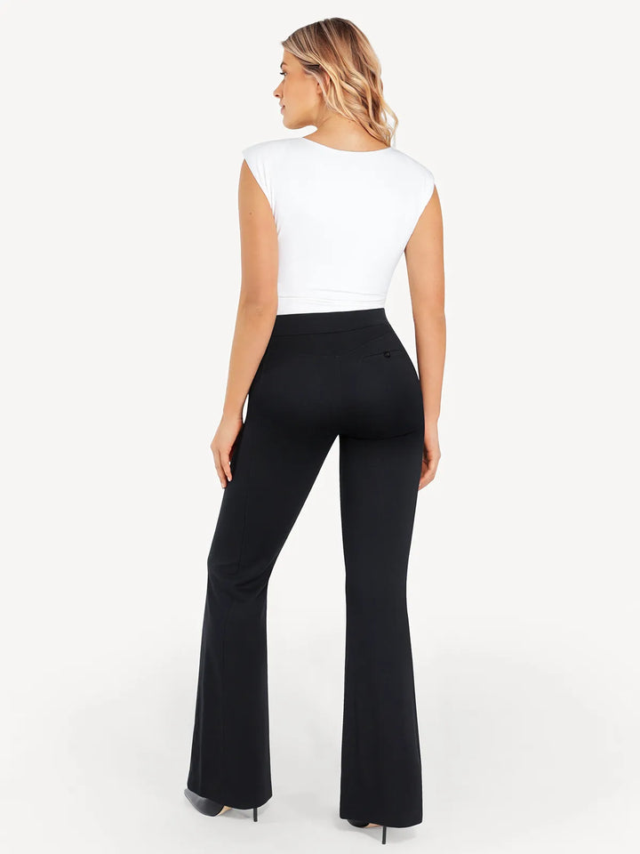 Shapewear Freedom Tummy Control Flare-Leg Ponte Pants - Modefluss