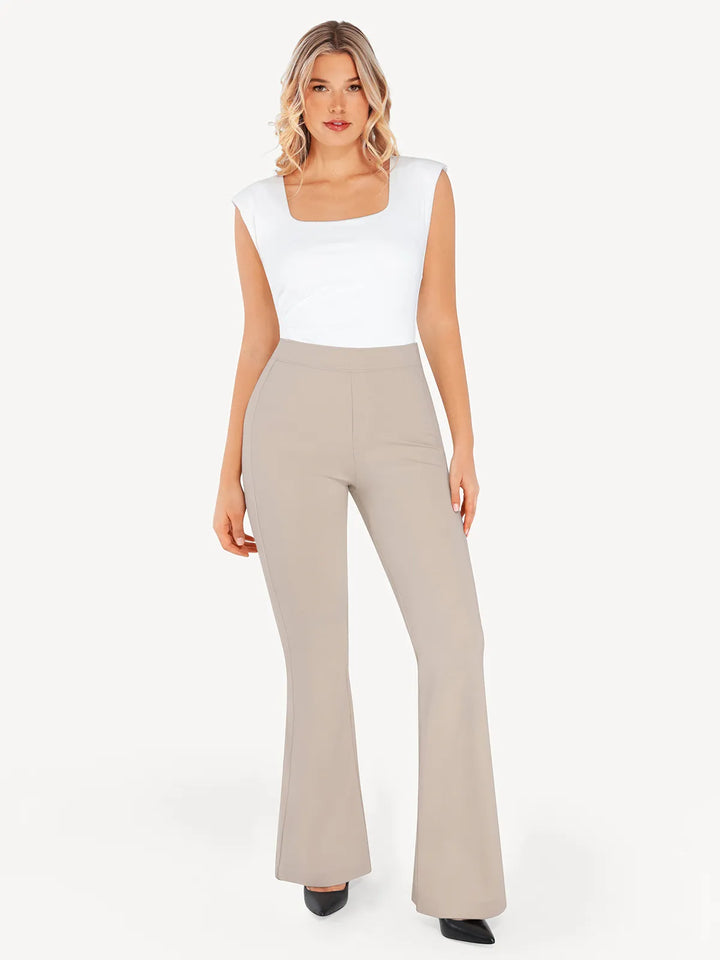 Shapewear Freedom Tummy Control Flare-Leg Ponte Pants - Modefluss