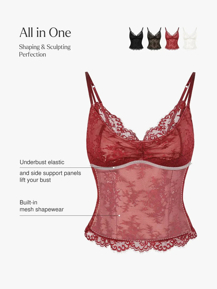 Shapewear Lace Contouring Camisole - Modefluss