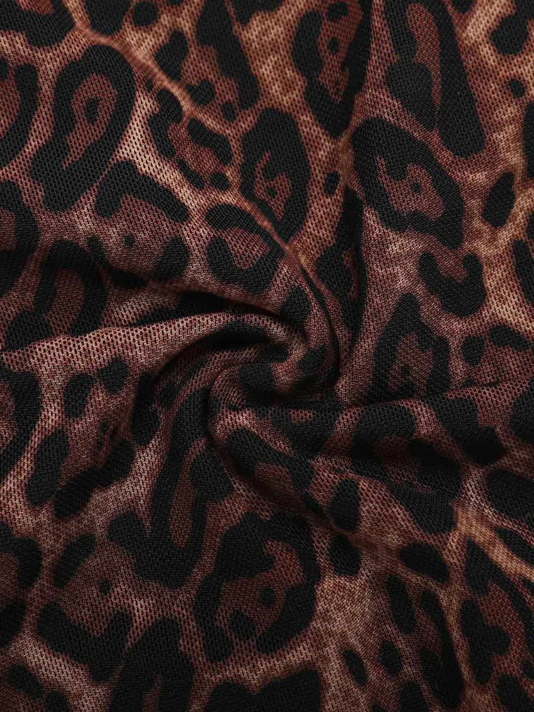Shapewear Leopard Sculpting Side Slit Mini Dress - Modefluss