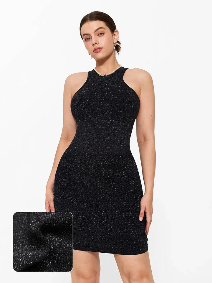 Shapewear Metallic Sculpting Dress - Modefluss