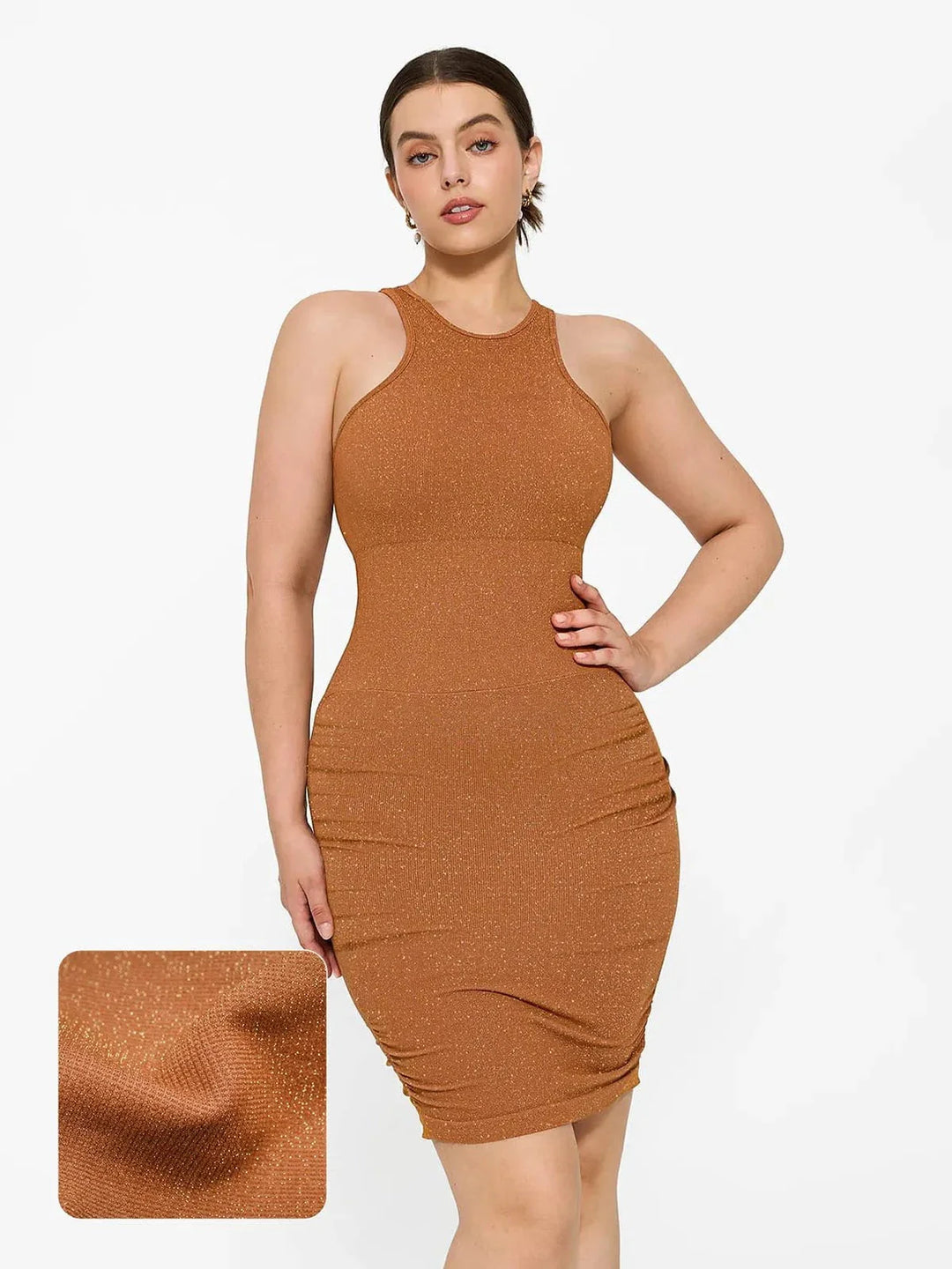 Shapewear Metallic Sculpting Dress - Modefluss