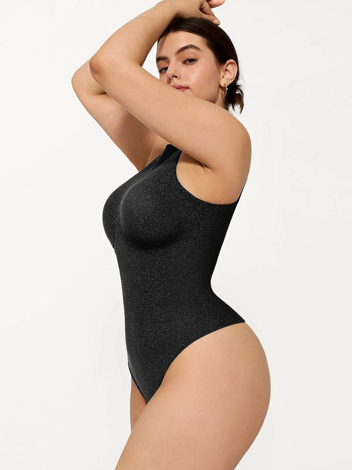 Shapewear Metallic Seamless Tummy-Control Bodysuit - Modefluss
