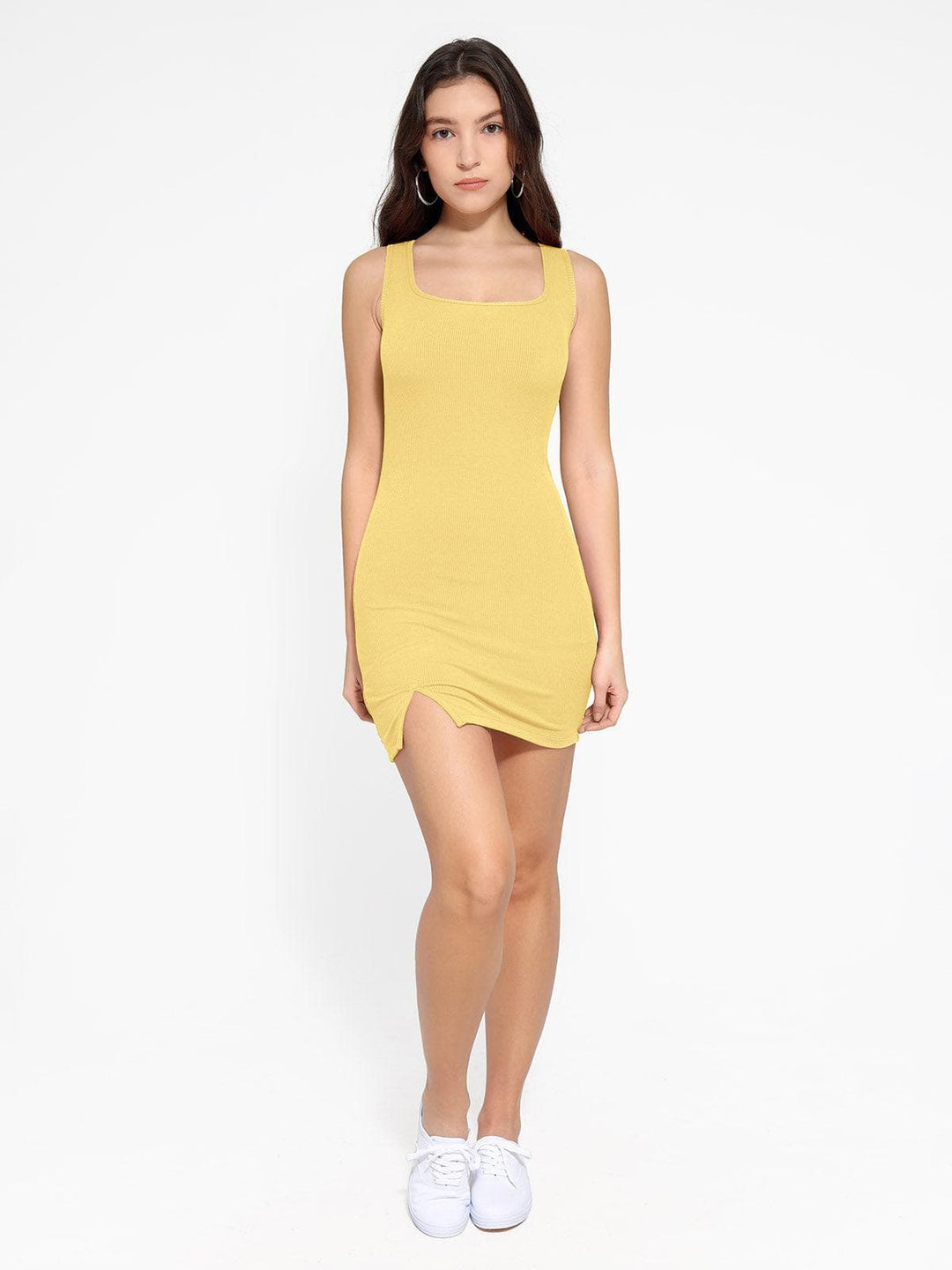 Shapewear Modal Sculpting Mini Tank Dress - Modefluss