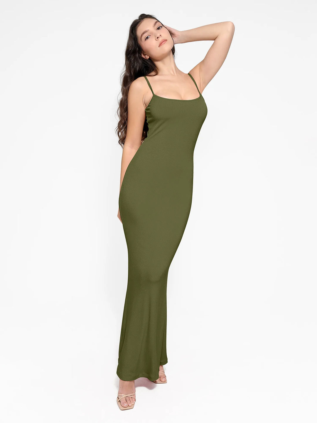 Shapewear Modal Slimming Maxi Slip Dress - Modefluss