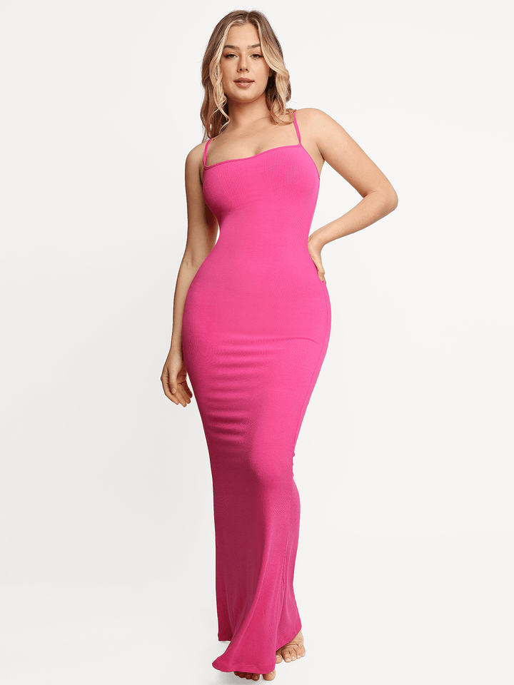 Shapewear Modal Slimming Maxi Slip Dress - Modefluss