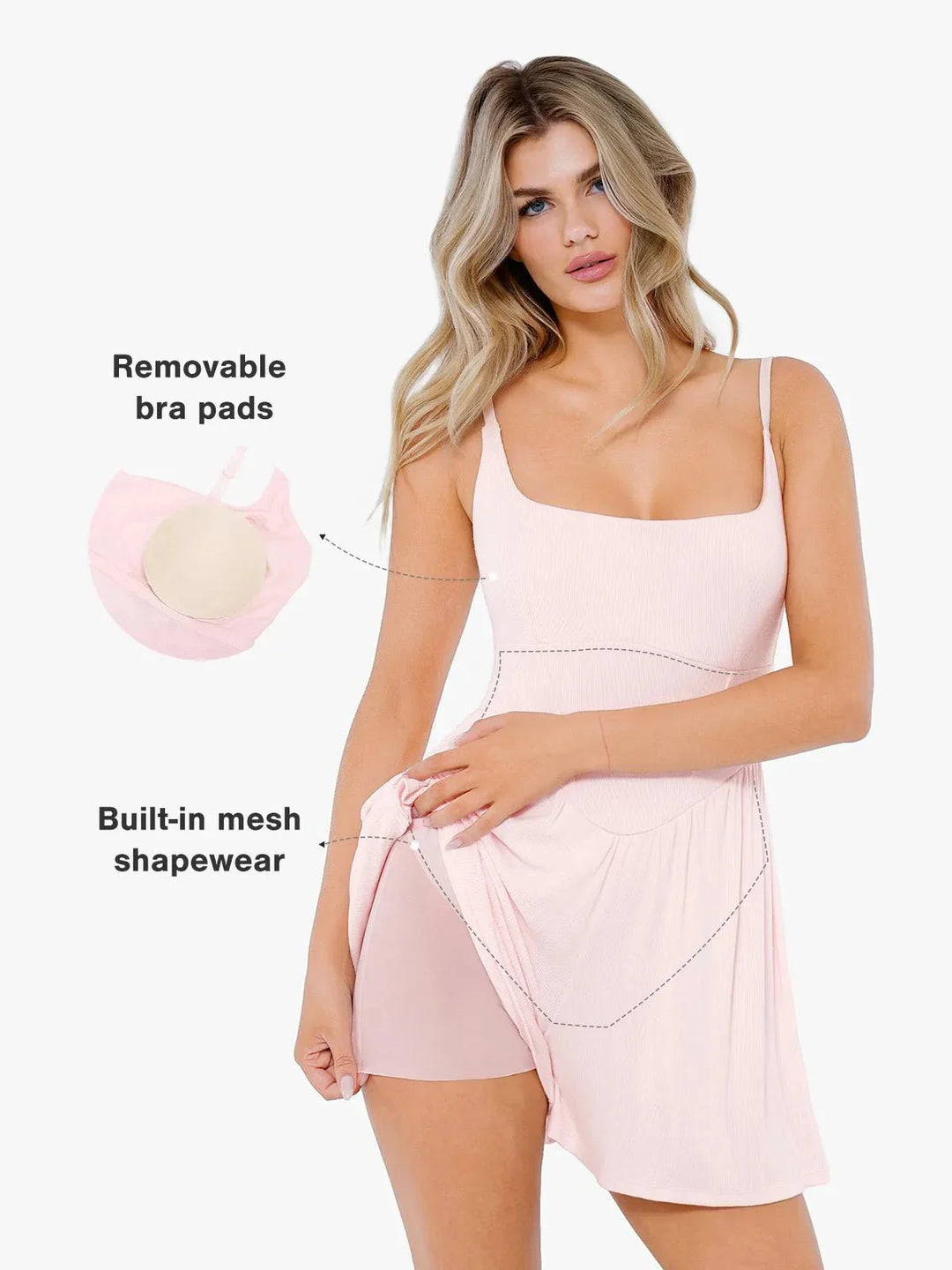 Shapewear Modal Tummy Control Wide-Leg Romper - Modefluss