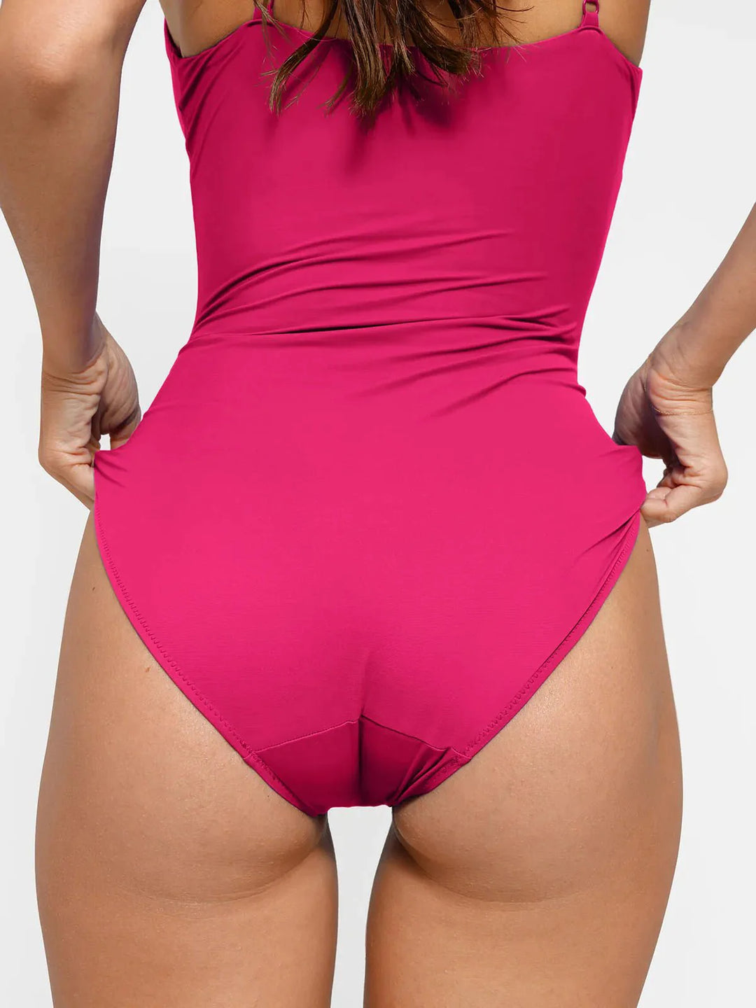 Shapewear Slimming One-Piece Swimsuit Mesh Coverup Set