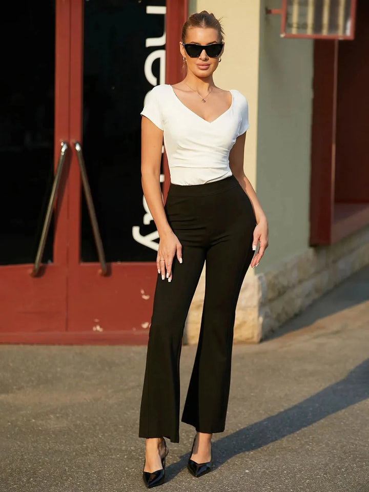 Shapewear Portrait Neckline Draped Sculpting Bodysuit - Modefluss