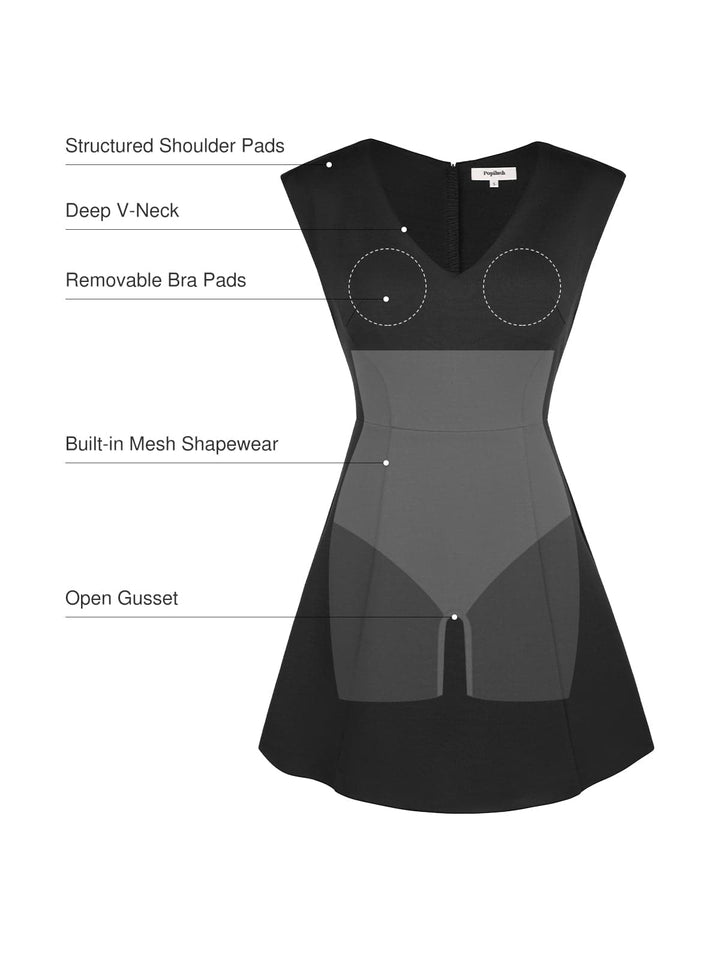 Shapewear Professional Convertible Mini Dress - Modefluss