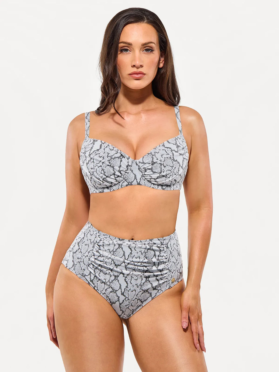 Shapewear Ruched Tummy Control Bikini Set - Modefluss