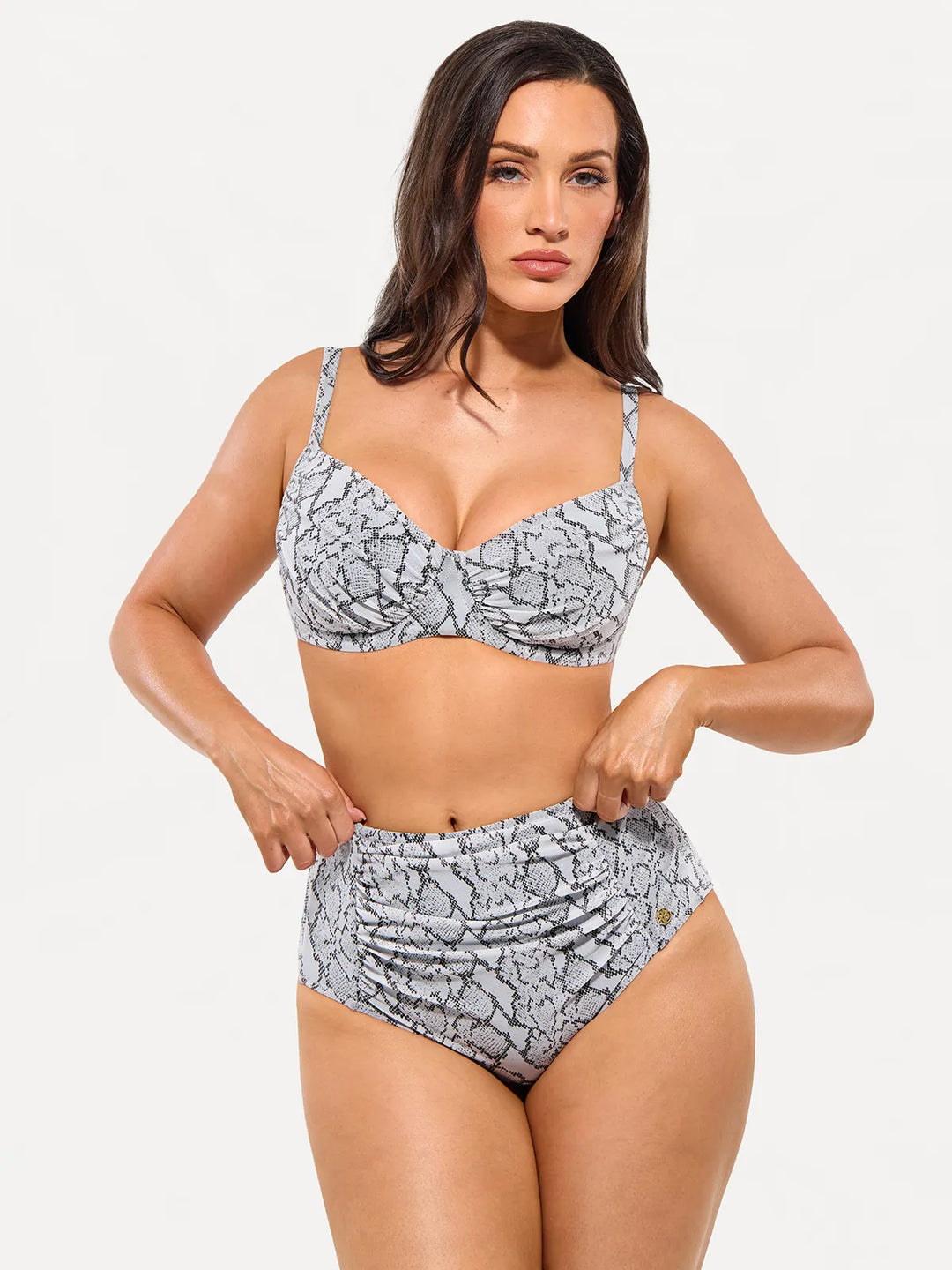 Shapewear Ruched Tummy Control Bikini Set - Modefluss