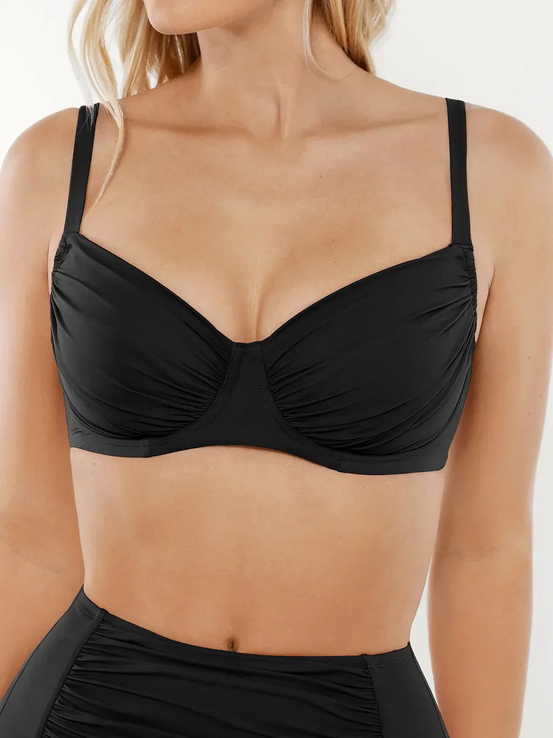 Shapewear Ruched Tummy Control Bikini Set - Modefluss