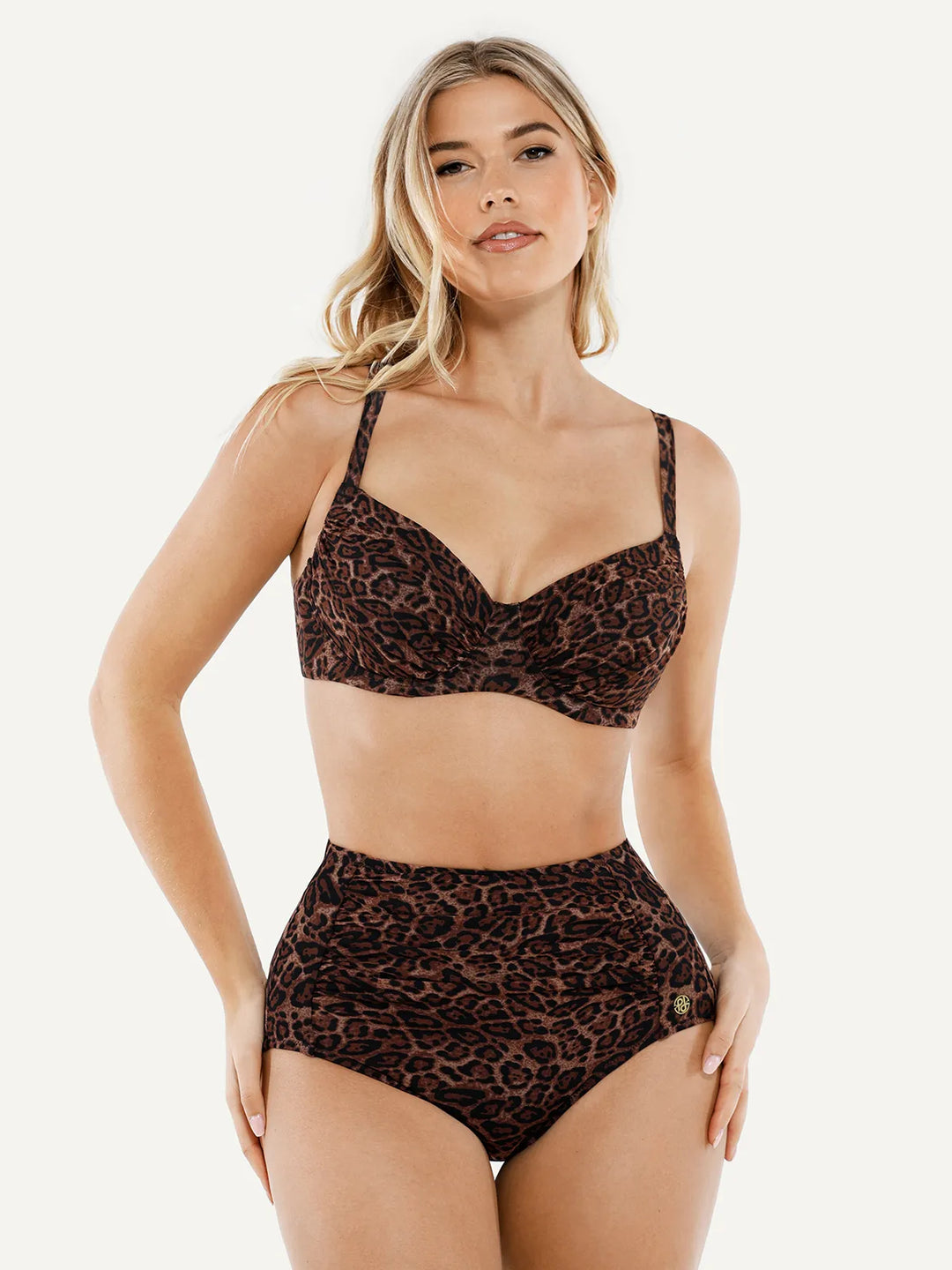 Shapewear Ruched Tummy Control Bikini Set - Modefluss