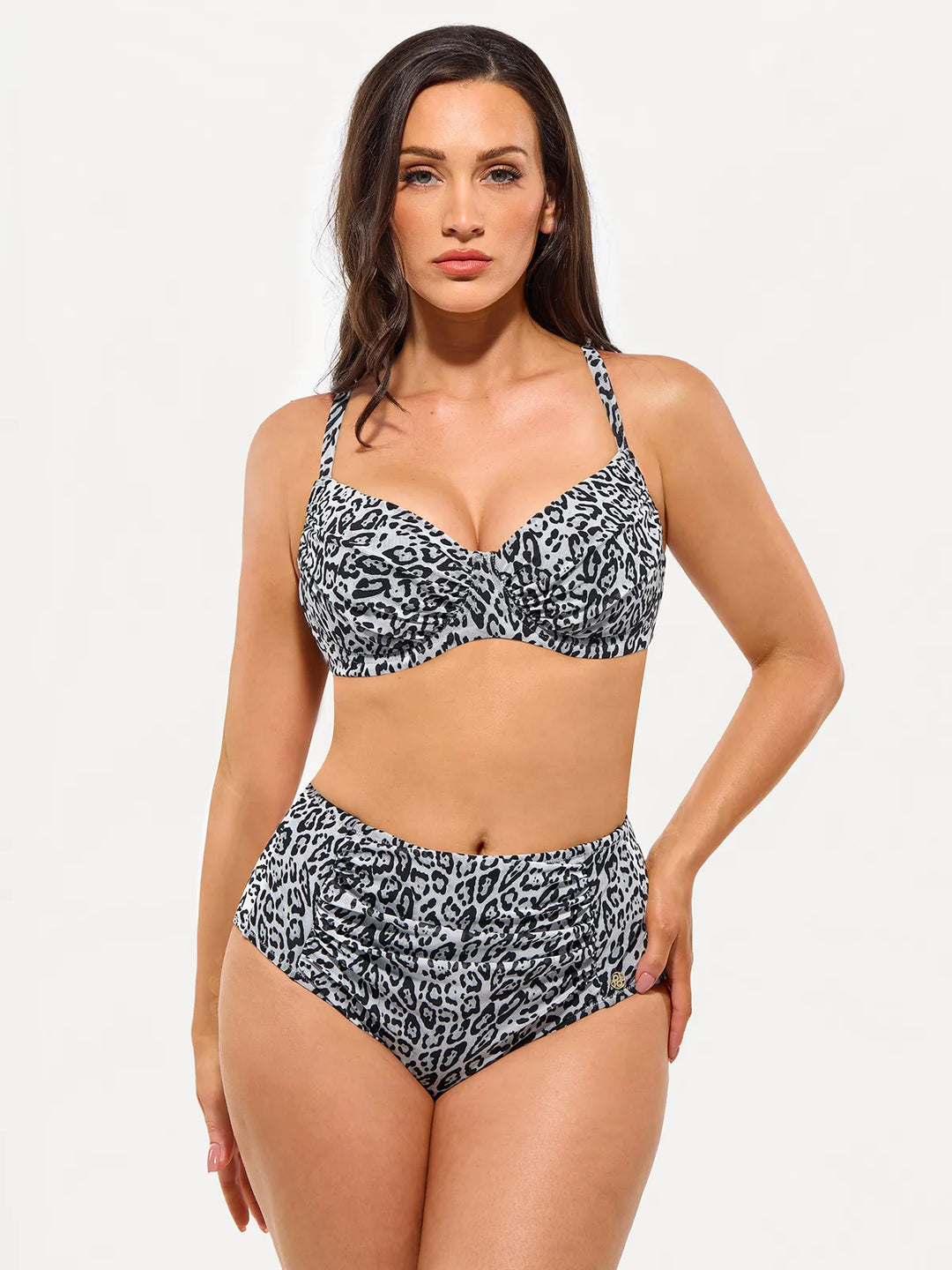 Shapewear Ruched Tummy Control Bikini Set - Modefluss