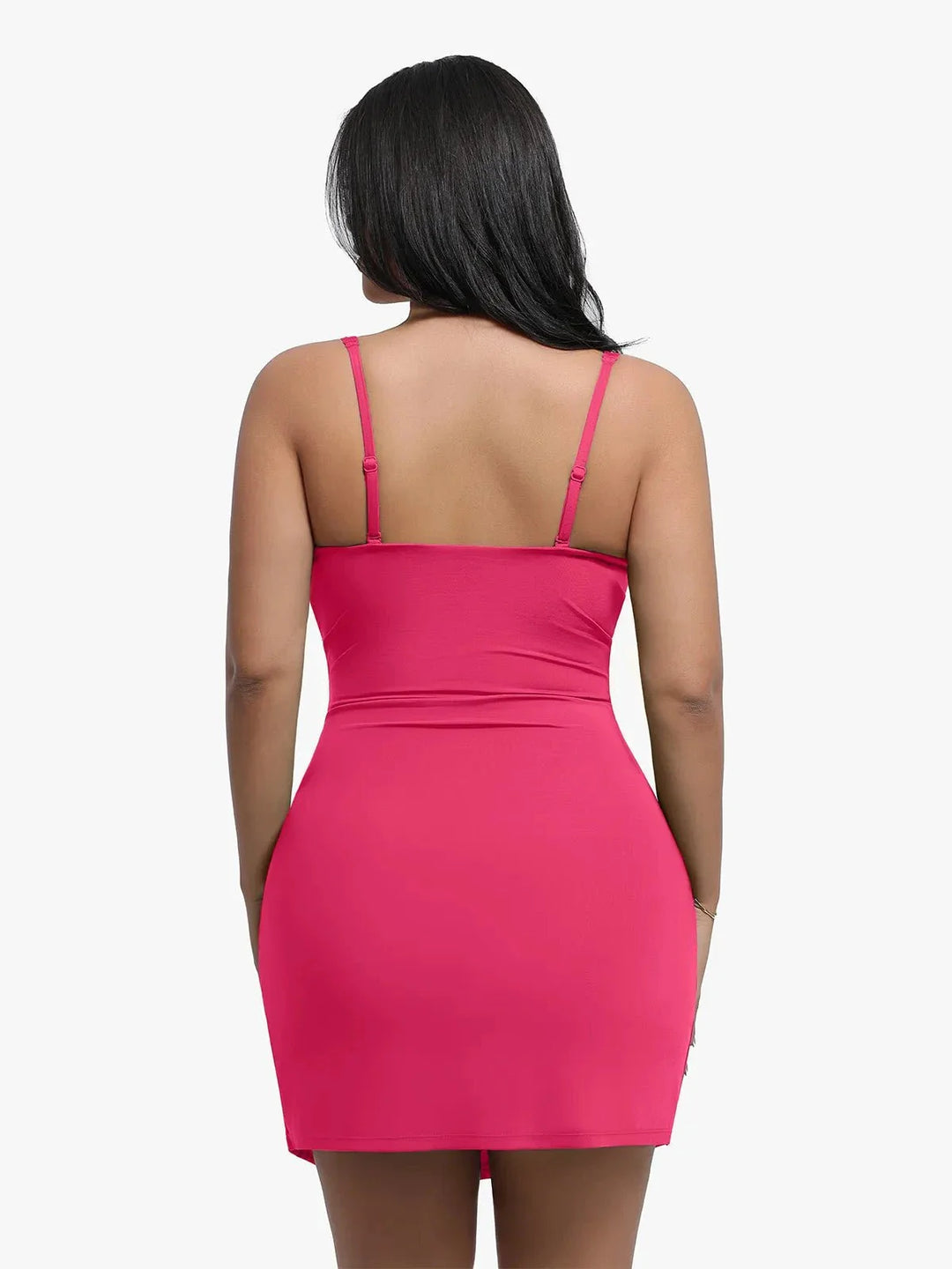 Shapewear Sculpting Side Slit Mini Dress - Modefluss
