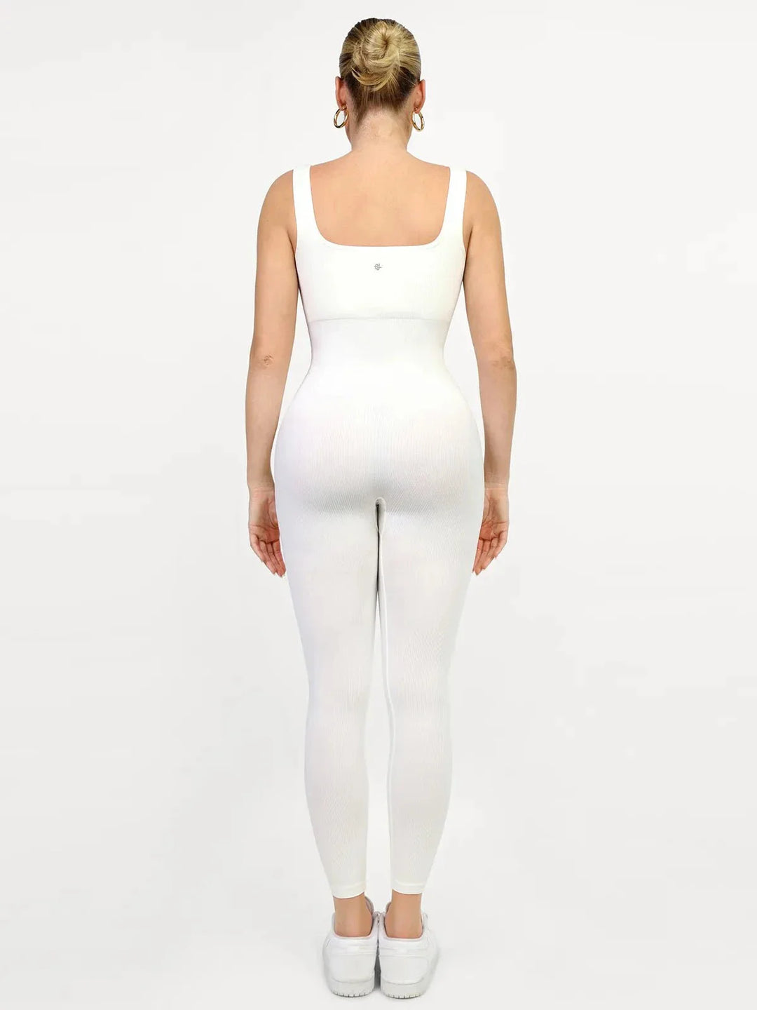 Shapewear Seamless Square Neck Tank Workout Jumpsuit - Modefluss