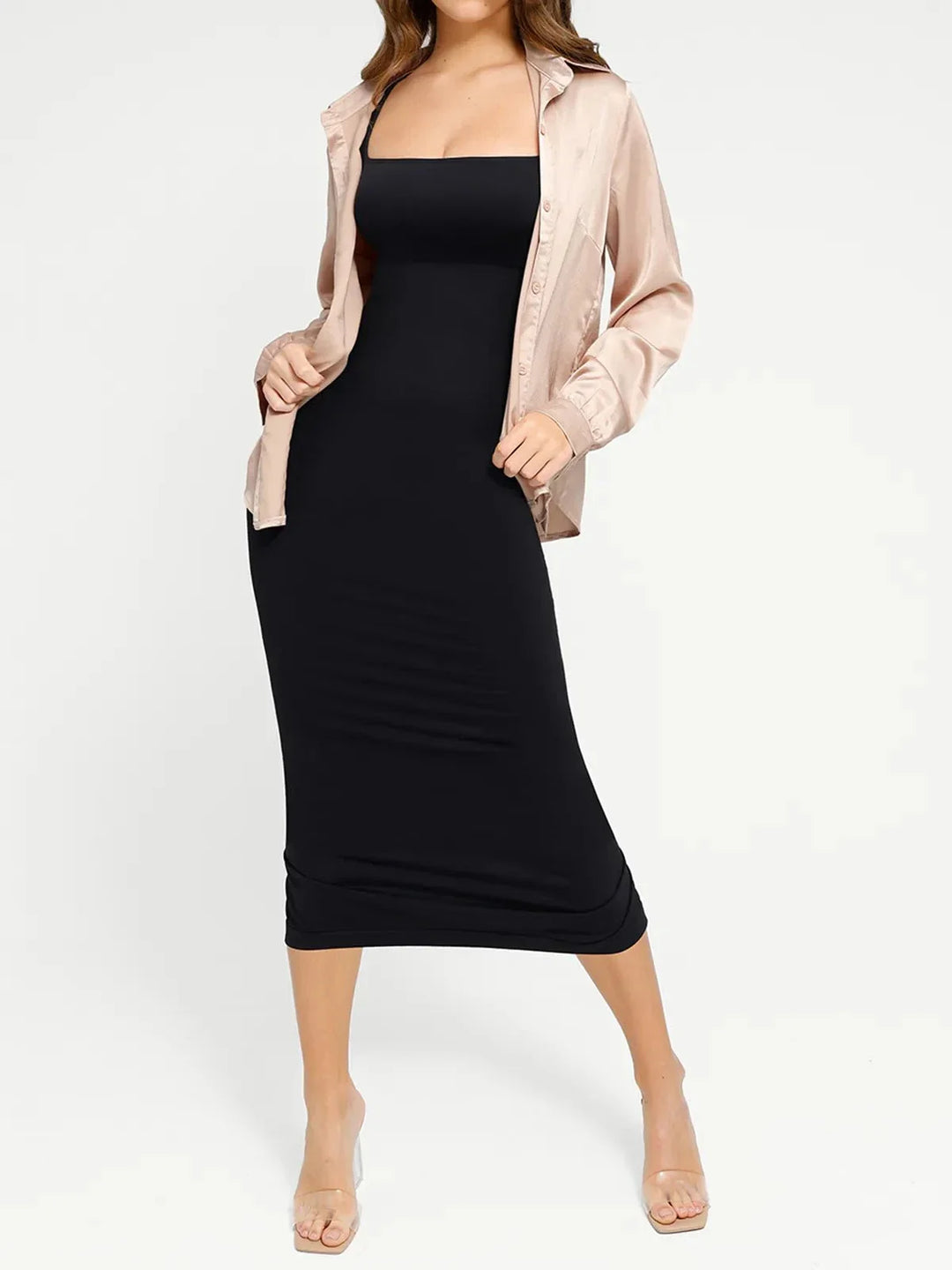 Shapewear Seamless Sleeveless Slimming Dress Set - Modefluss
