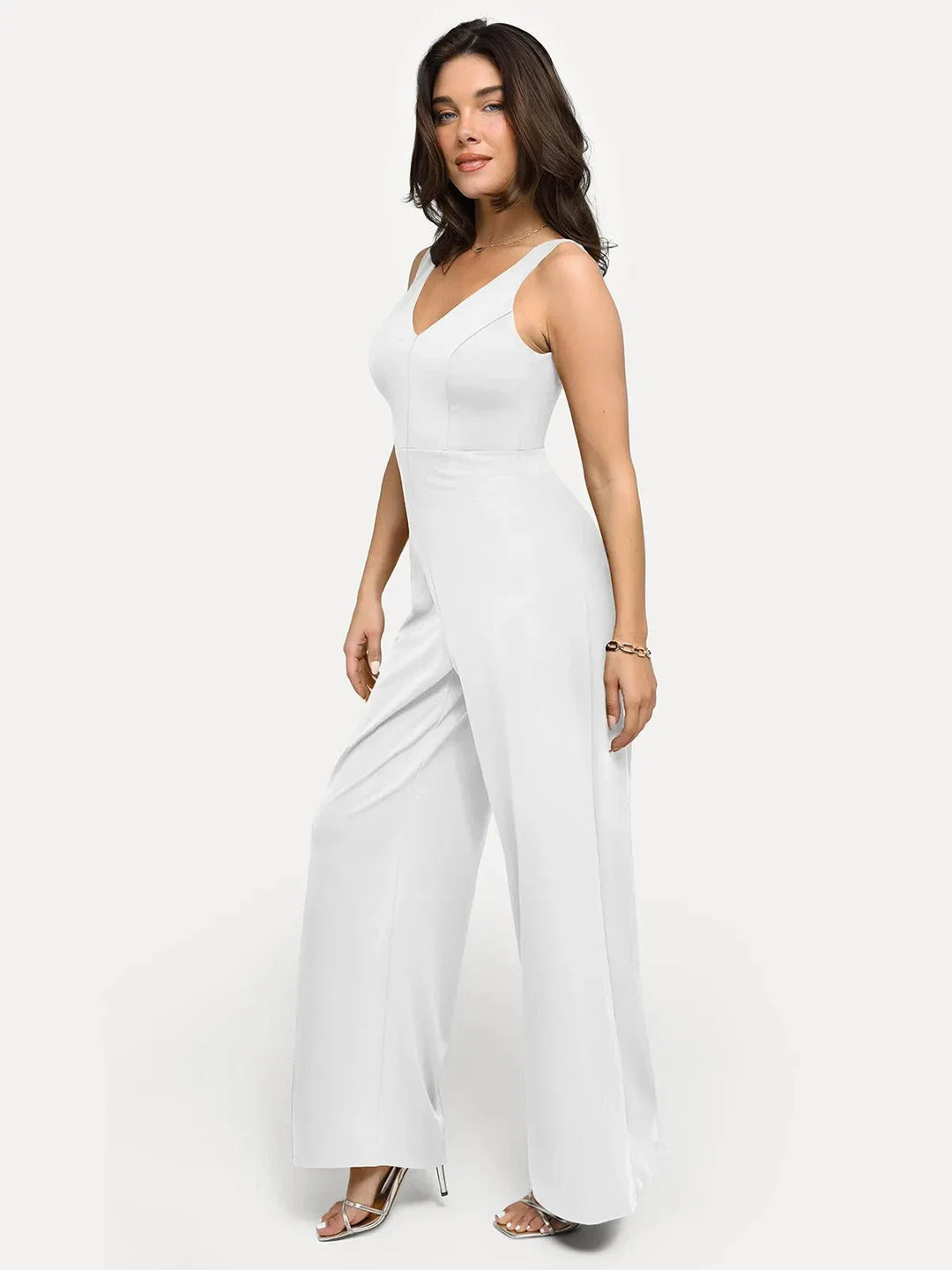 Shapewear Slimming Wide-Leg Jumpsuit - Modefluss