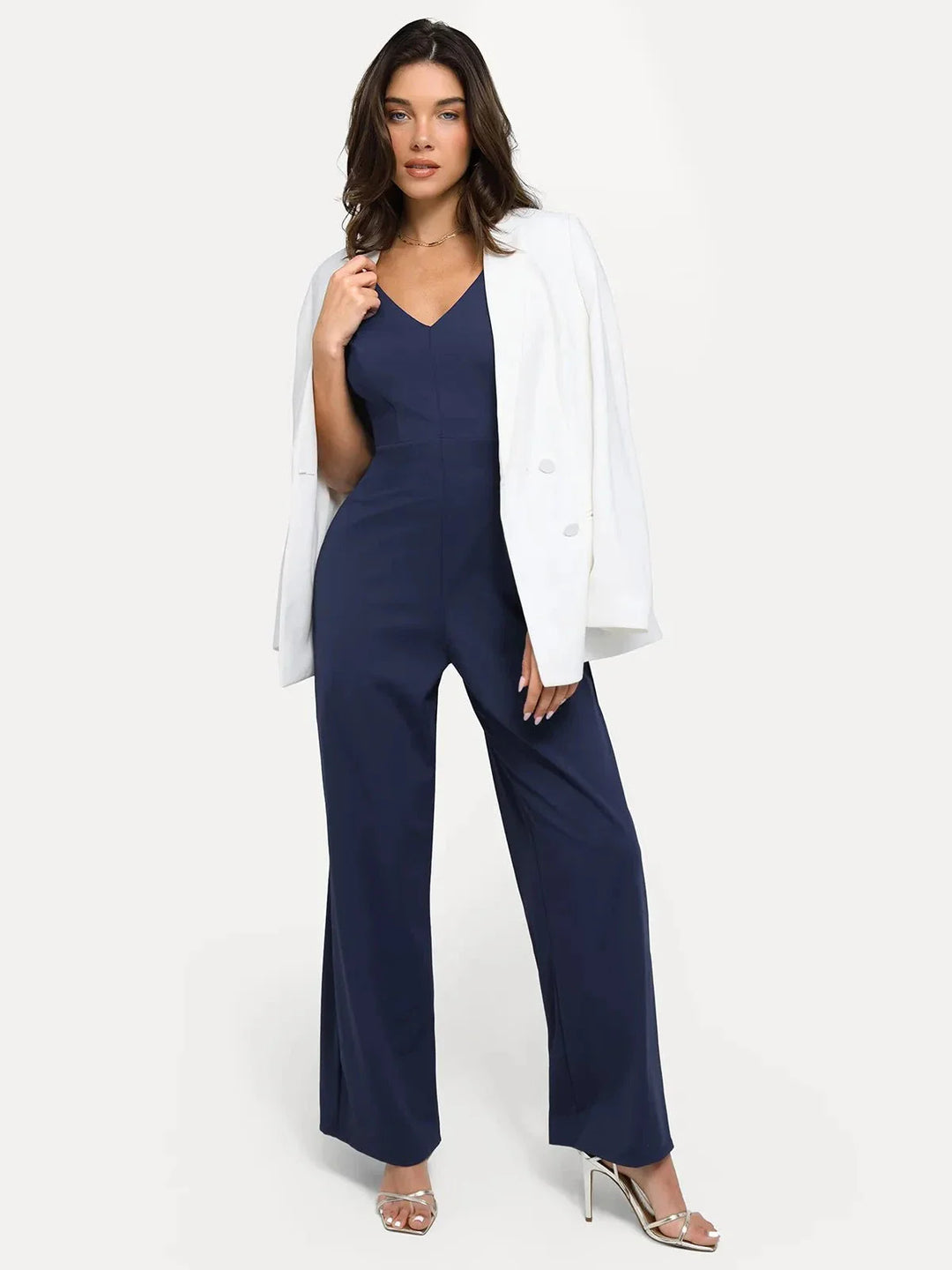 Shapewear Slimming Wide-Leg Jumpsuit - Modefluss