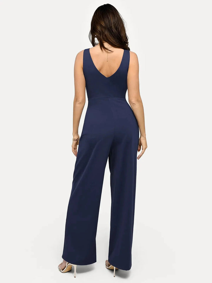 Shapewear Slimming Wide-Leg Jumpsuit - Modefluss