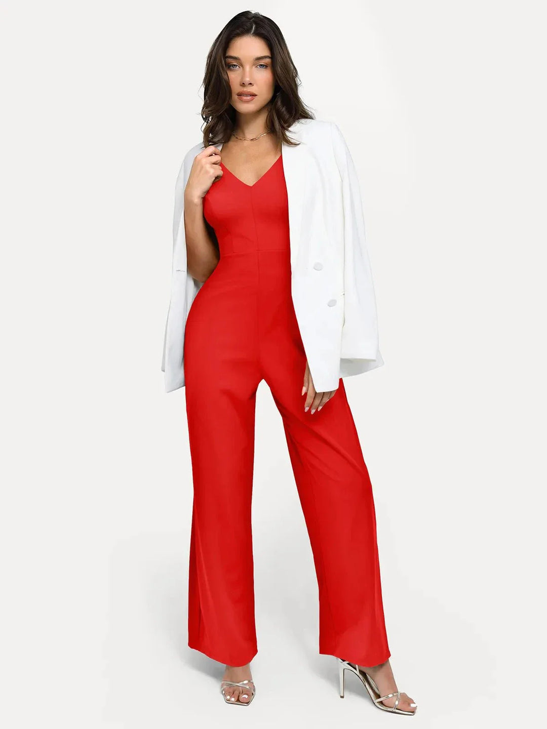 Shapewear Slimming Wide-Leg Jumpsuit - Modefluss